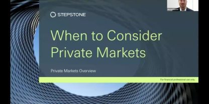 When to consider private markets